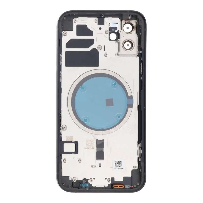 Middle Frame + Battery Door + Back Camera Lens and Bezel + Side Buttons + SIM Card Tray with Magn...