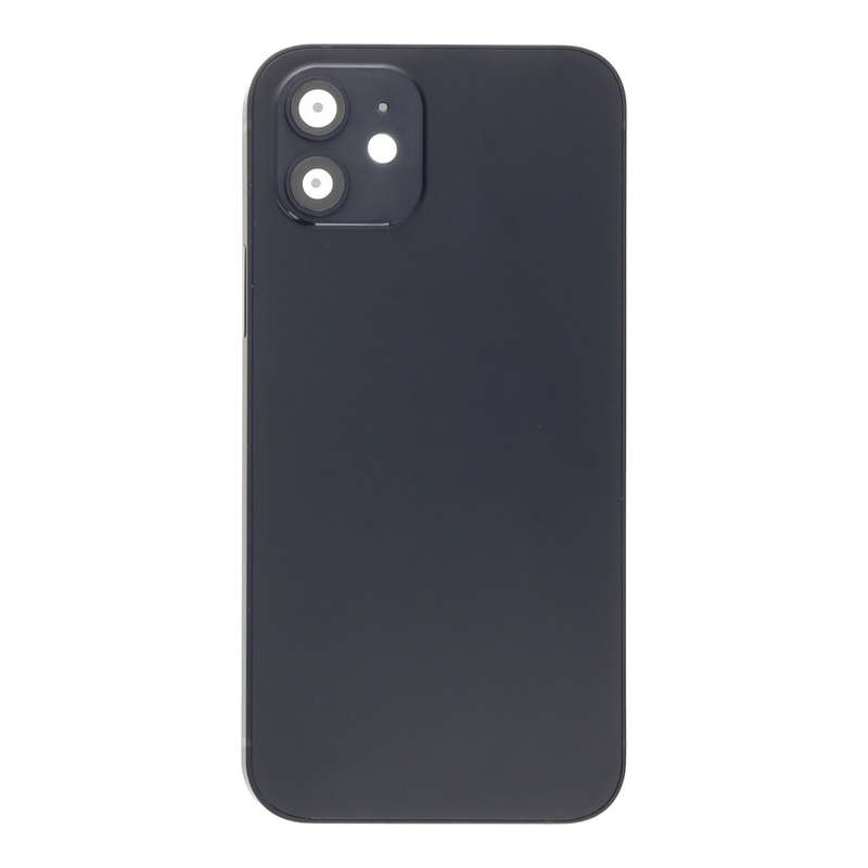 Middle Frame + Battery Door + Back Camera Lens and Bezel + Side Buttons + SIM Card Tray with Magn...