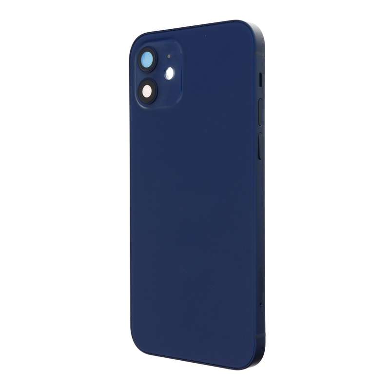 Middle Frame + Battery Door + Back Camera Lens and Bezel + Side Buttons + SIM Card Tray with Magn...
