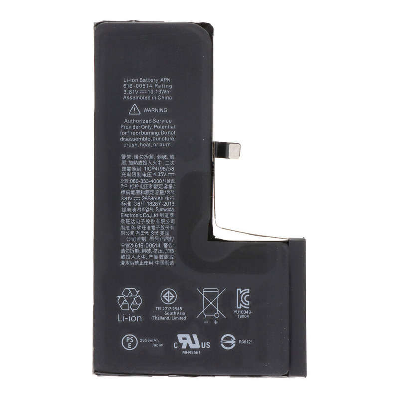 616-00514 2658mAh Battery + Battery Adhesive for iPhone XS Ori