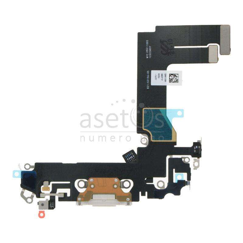 Charging Port Flex Cable for iPhone 13 Mini 5.4" White Ori