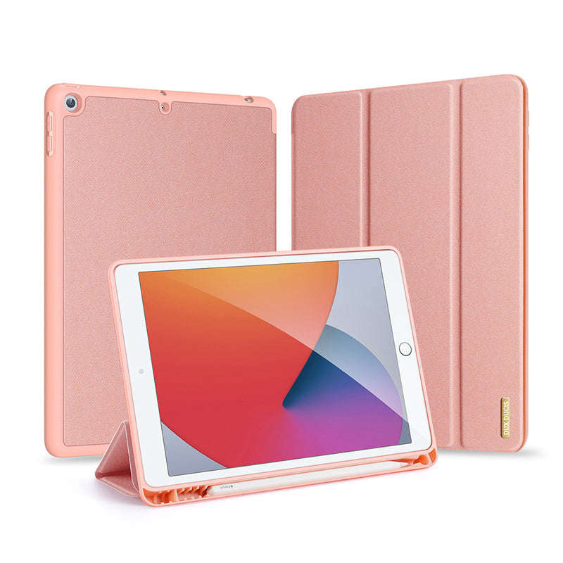 DUX DUCIS DOMO Series Luxury Smart Wake Sleep Trifold-Stand Protective Case for iPad 10.2 2019/10...