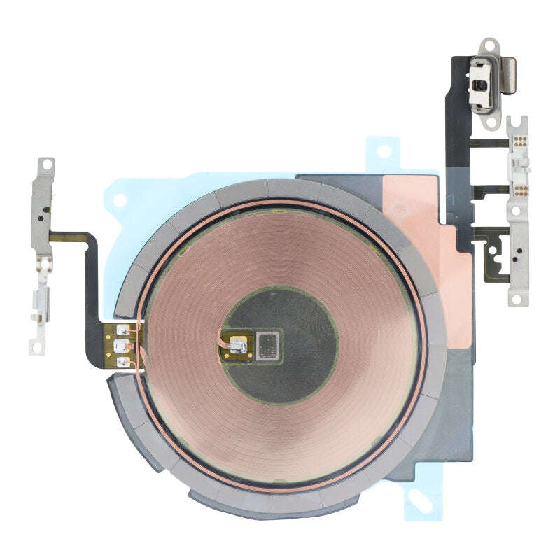 Wireless Charger Chip With Power&Volume Flex Cable for iPhone 13 6.1" Ori R