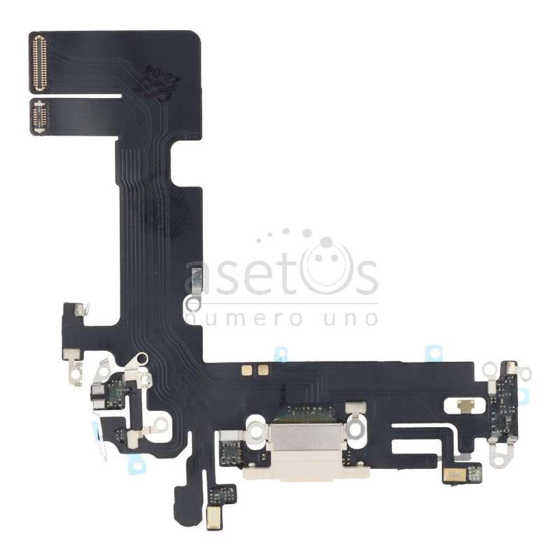 Charging Port Flex Cable for iPhone 13 6.1" White without Logo HQ