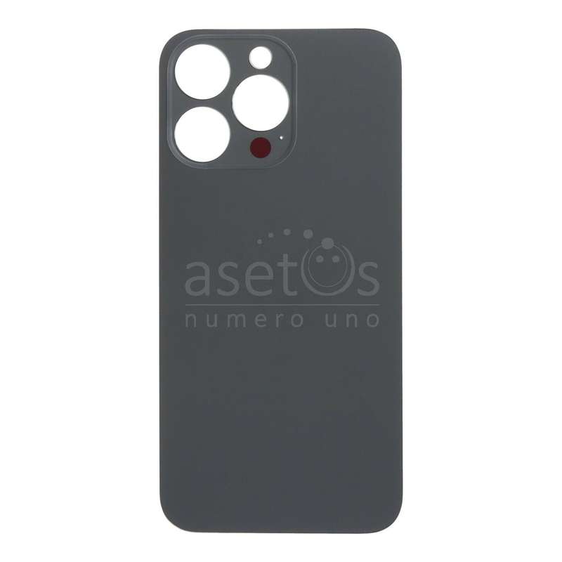 Battery Door with Adhesive for iPhone 13 Pro 6.1" Large Hole Black HQ
