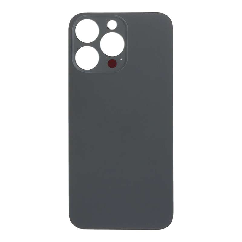 Battery Door with Adhesive for iPhone 13 Pro 6.1" Large Hole Black HQ