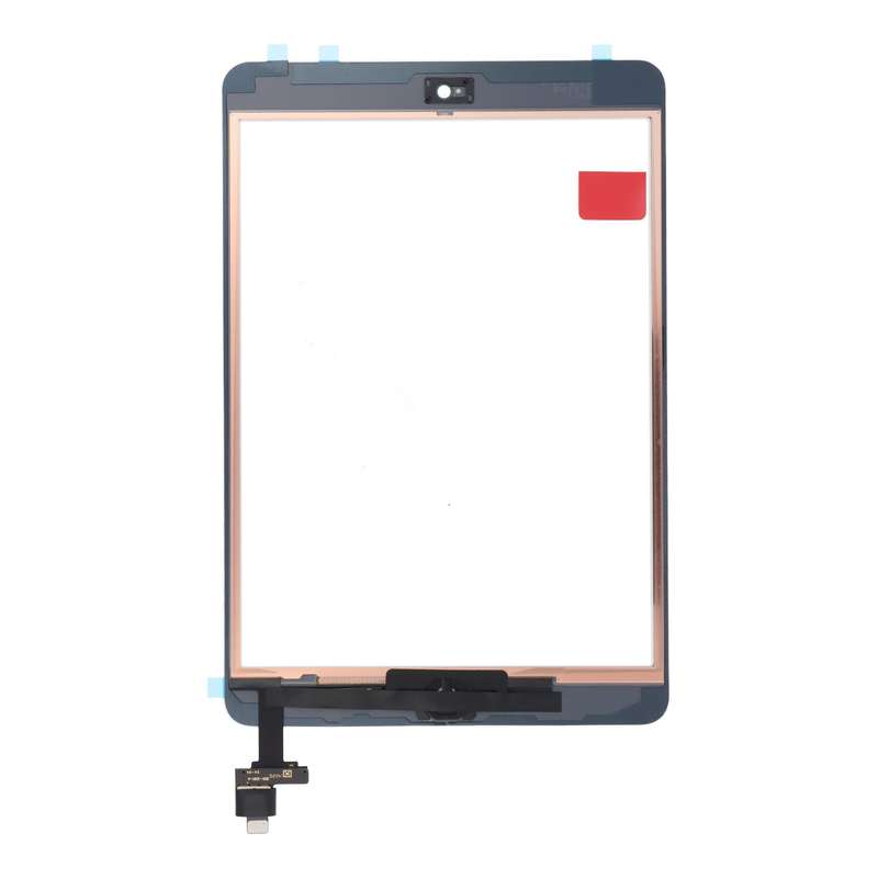 Touch Screen + Touch Screen Adhesive with Home Button Flex Cable for iPad Mini/Mini 2 White OEM