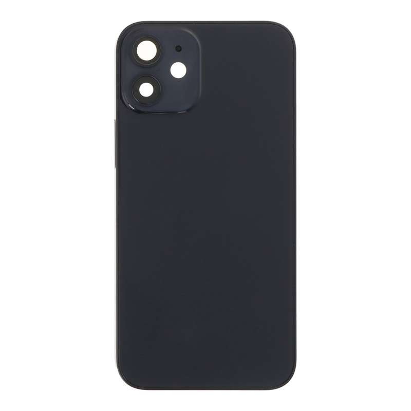 Middle Frame + Battery Door + Back Camera Lens and Bezel + Side Buttons + SIM Card Tray with Magn...