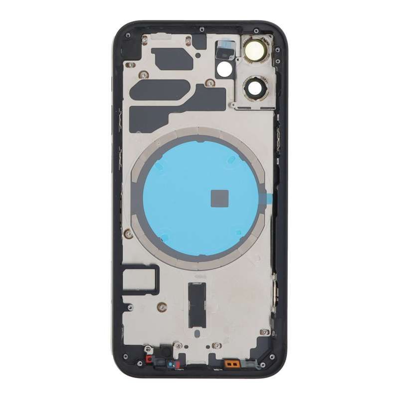 Middle Frame + Battery Door + Back Camera Lens and Bezel + Side Buttons + SIM Card Tray with Magn...