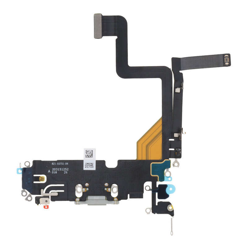 Charging Port Flex Cable for iPhone 14 Pro White Ori