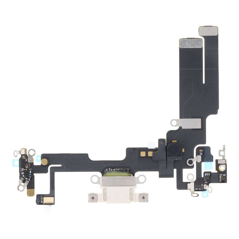 Charging Port Flex Cable for iPhone 14 White Ori