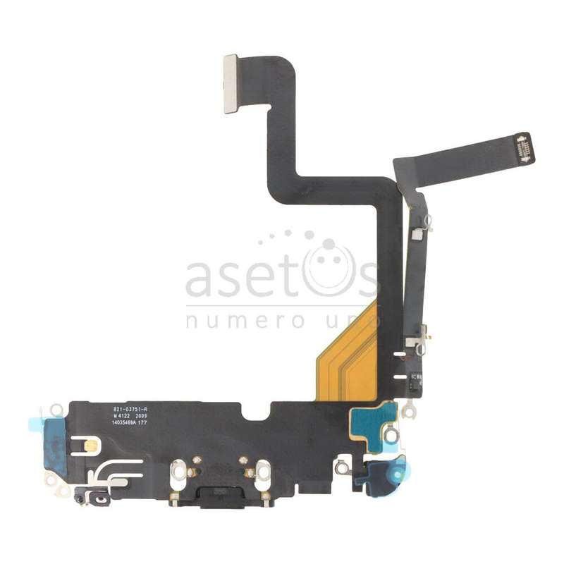 Charging Port Flex Cable for iPhone 14 Pro Black Ori