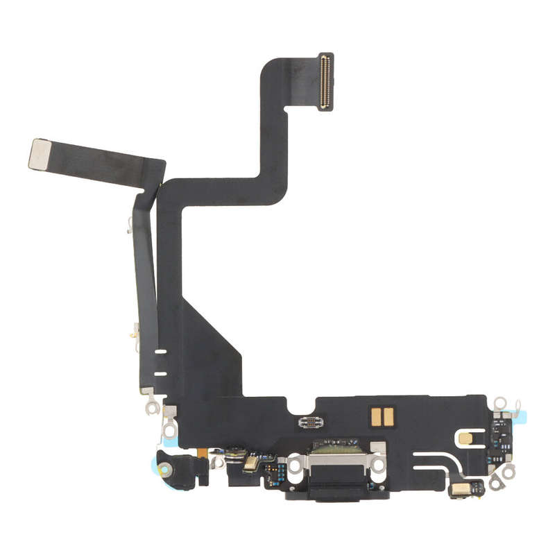 Charging Port Flex Cable for iPhone 14 Pro Black Ori