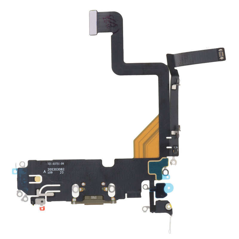 Charging Port Flex Cable for iPhone 14 Pro Gold Ori