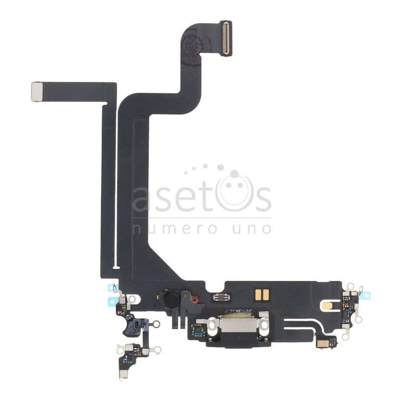 Charging Port Flex Cable for iPhone 14 Pro Max Black Ori
