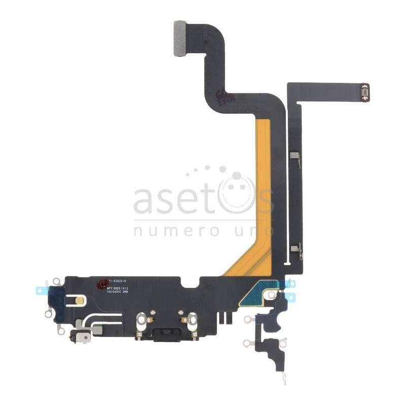 Charging Port Flex Cable for iPhone 14 Pro Max Black Ori