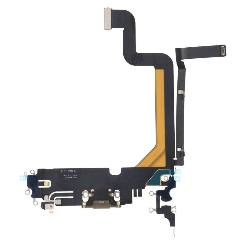Charging Port Flex Cable for iPhone 14 Pro Max Gold Ori
