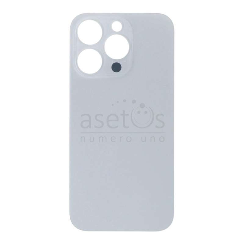 Battery Door with Adhesive for iPhone 14 Pro Large Hole White OEM