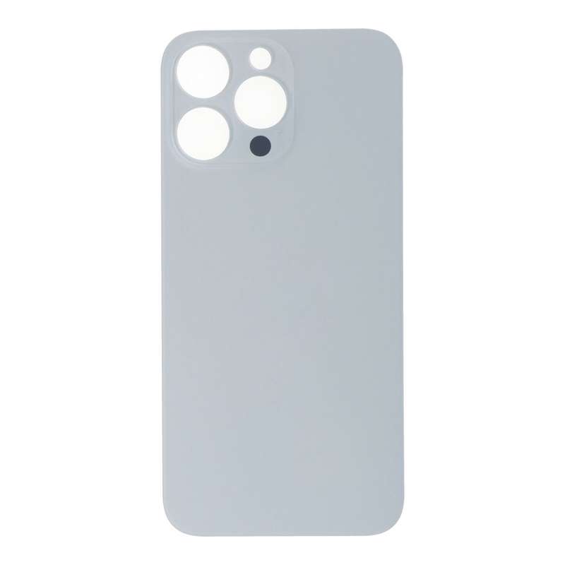 Battery Door with Adhesive for iPhone 14 Pro Max Large Hole White OEM