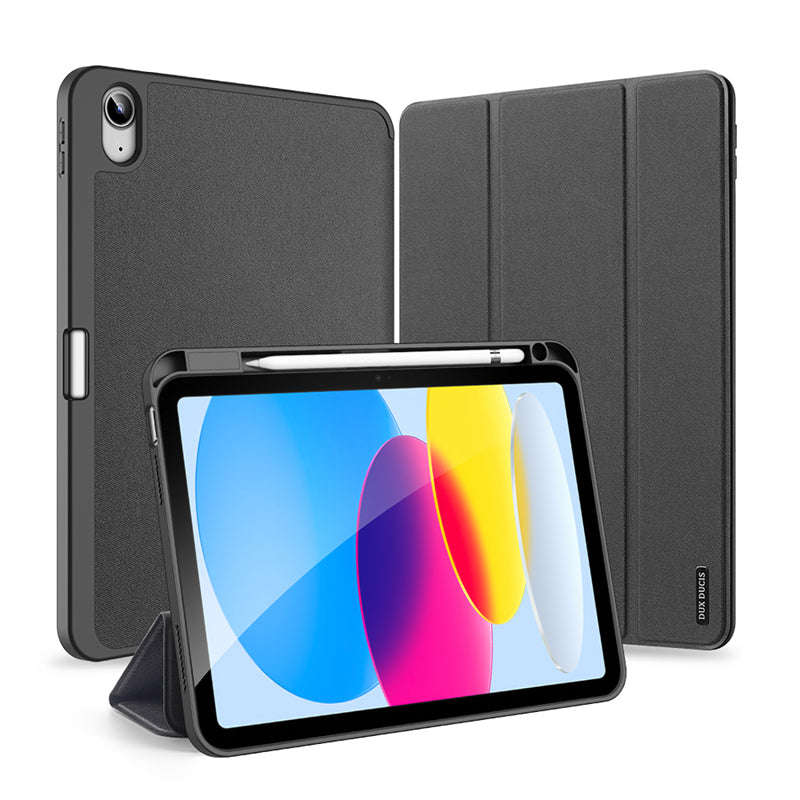 DUX DUCIS DOMO Series Luxury Smart Wake Sleep Trifold-Stand Protective Case for iPad 2022(iPad 10...