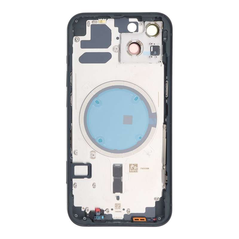 Middle Frame + Battery Door + Back Camera Lens and Bezel + Side Buttons + SIM Card Tray with Magn...