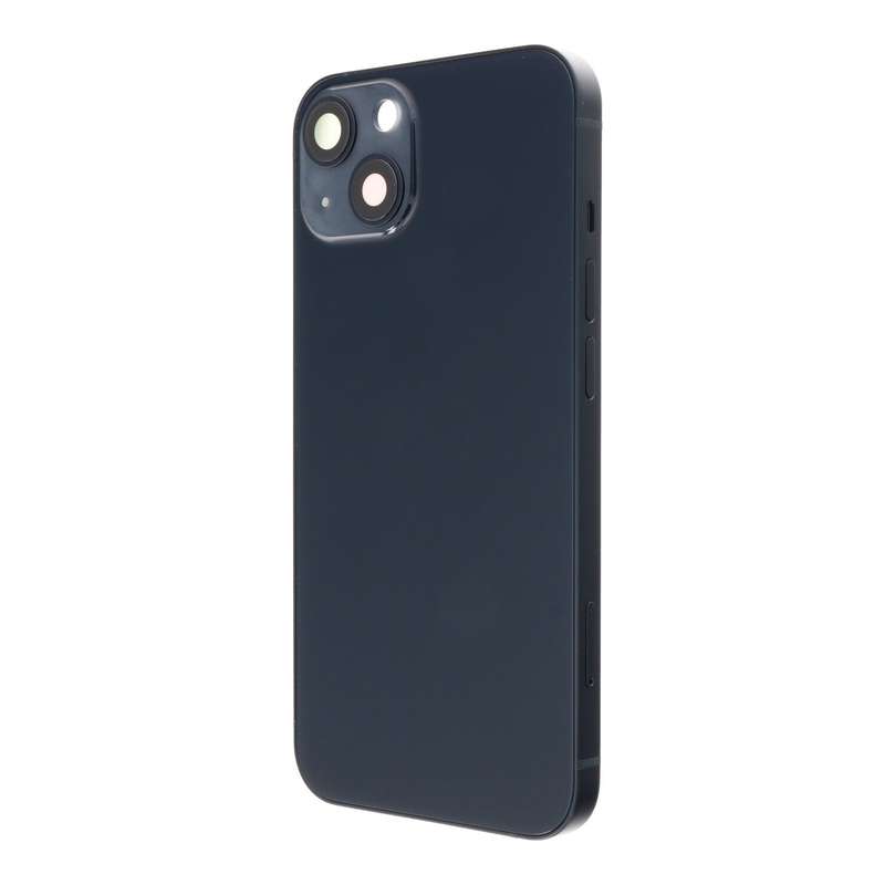 Middle Frame + Battery Door + Back Camera Lens and Bezel + Side Buttons + SIM Card Tray with Magn...