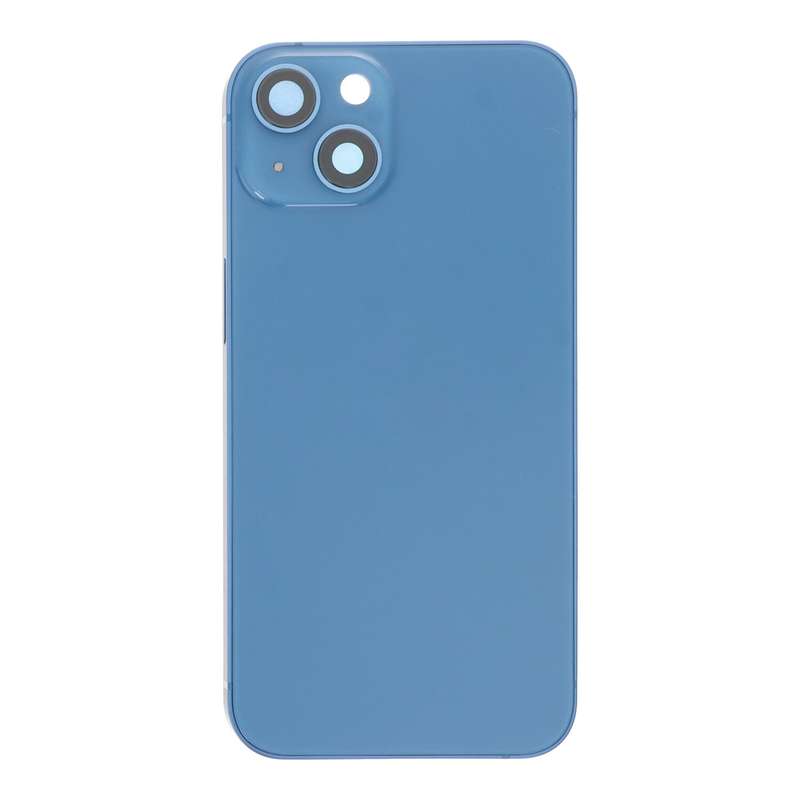 Middle Frame + Battery Door + Back Camera Lens and Bezel + Side Buttons + SIM Card Tray with Magn...