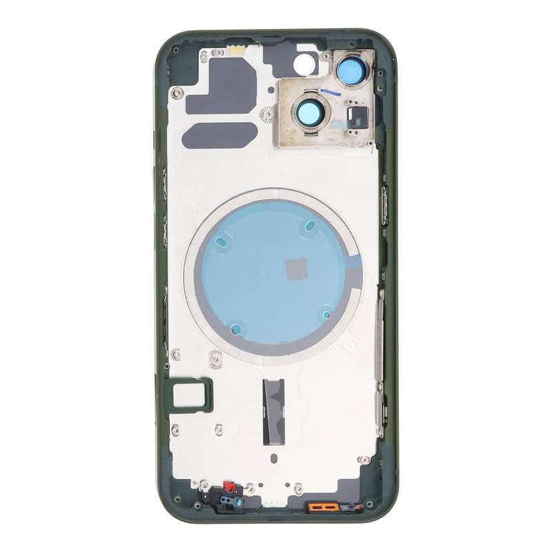 Middle Frame + Battery Door + Back Camera Lens and Bezel + Side Buttons + SIM Card Tray with Magn...