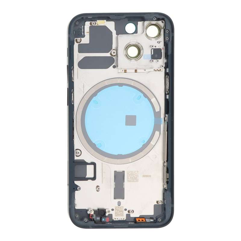 Middle Frame + Battery Door + Back Camera Lens and Bezel + Side Buttons + SIM Card Tray with Magn...