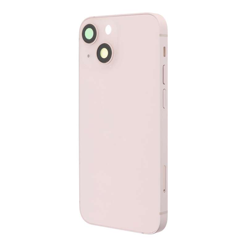 Middle Frame + Battery Door + Back Camera Lens and Bezel + Side Buttons + SIM Card Tray with Magn...