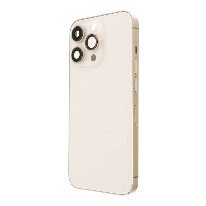 Middle Frame + Battery Door + Back Camera Lens and Bezel + Side Buttons + SIM Card Tray with Magn...