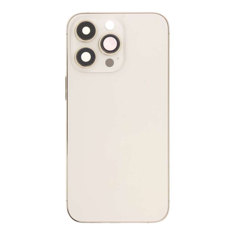 Middle Frame + Battery Door + Back Camera Lens and Bezel + Side Buttons + SIM Card Tray with Magn...