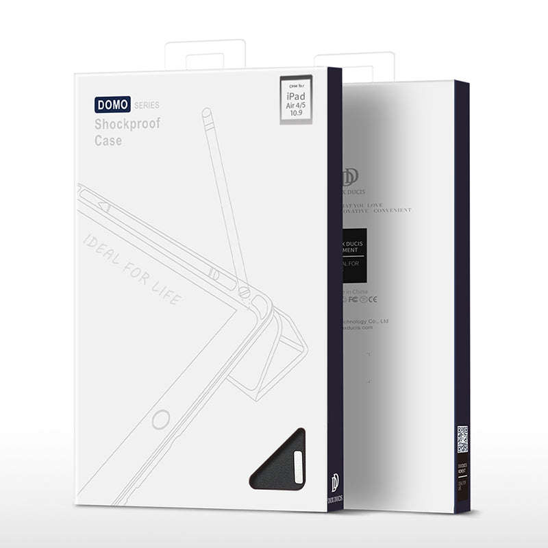 DUX DUCIS DOMO Series Luxury Smart Wake Sleep Trifold-Stand Protective Case for iPad Air 2020/Air...