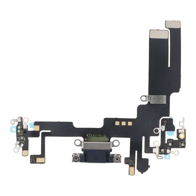 Charging Port Flex Cable for iPhone 14 Black HQ