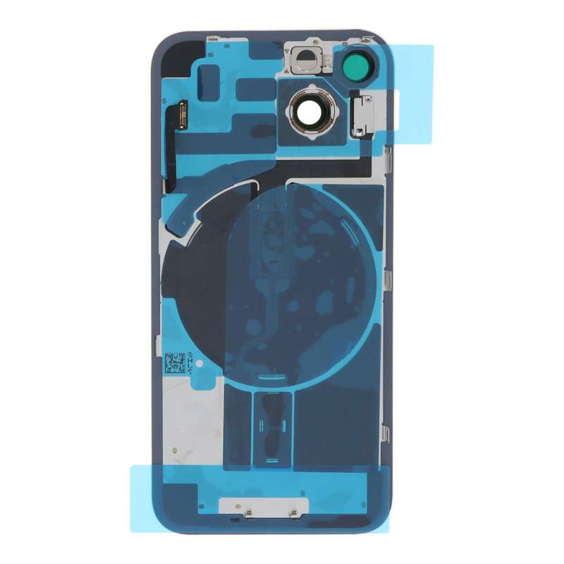 Battery Door + Back Camera Lens and Bezel with Magnetism Ring+Metal Plate+Wireless Charger Chip+F...