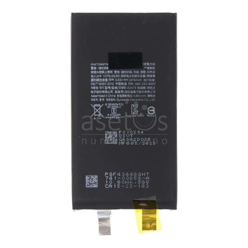A2479 2815mAh Battery Cell + Battery Adhesive for iPhone 12/12 Pro OEM