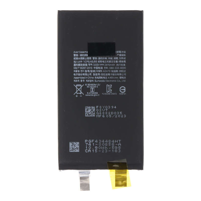 A2479 2815mAh Battery Cell + Battery Adhesive for iPhone 12/12 Pro OEM