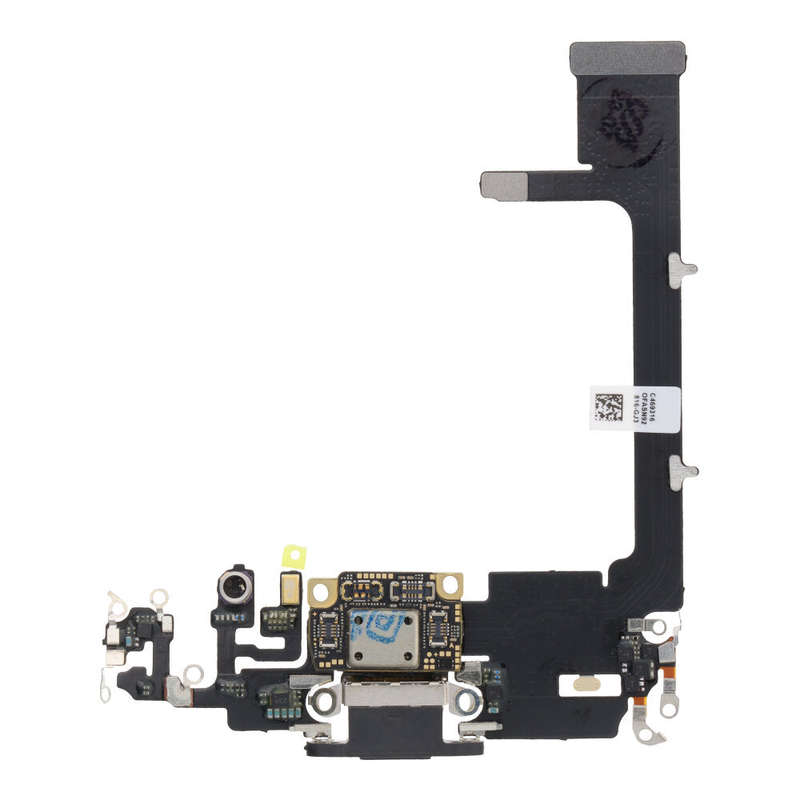 Charging Port Flex Cable with Board for iPhone 11 Pro Black without Logo OEM