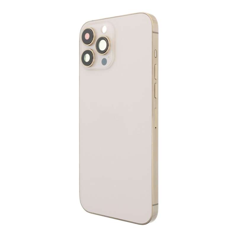Middle Frame + Battery Door + Back Camera Lens and Bezel + Side Buttons + SIM Card Tray with Magn...