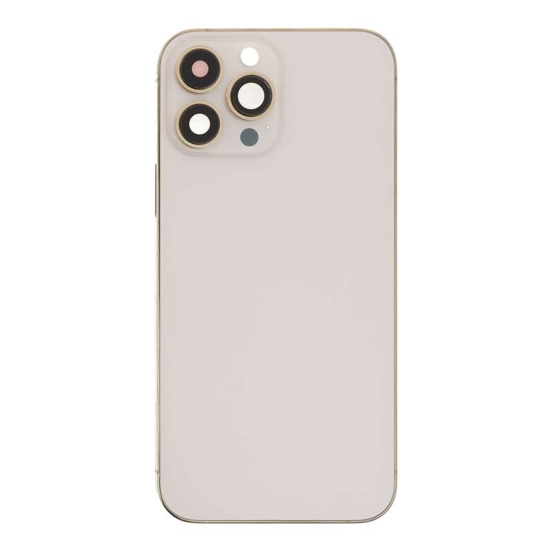 Middle Frame + Battery Door + Back Camera Lens and Bezel + Side Buttons + SIM Card Tray with Magn...