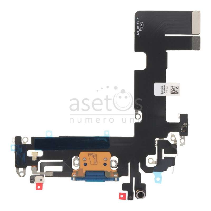 Charging Port Flex Cable for iPhone 13 6.1" Blue OEM