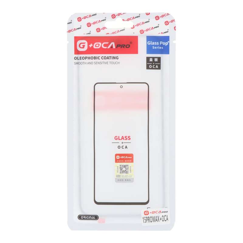 G+OCA Pro Glass Lens + OCA for iPhone 15 Pro Max Black OEM