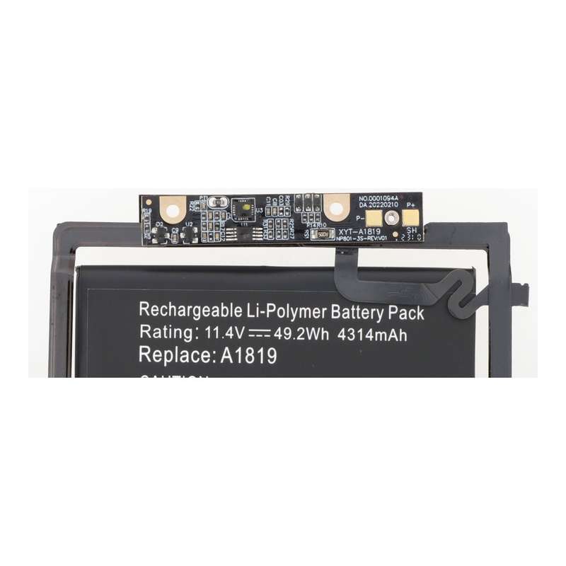 A1819 Battery + Battery Adhesive for MacBook Pro 13.3" A1706 2017 OEM without Logo