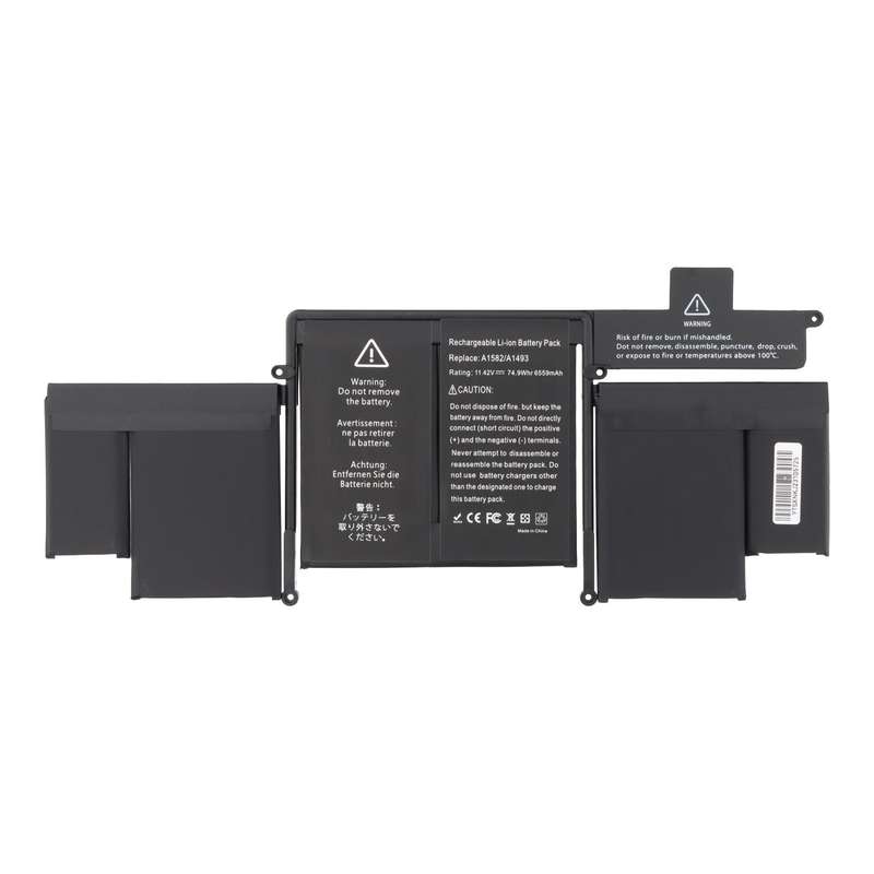 A1493/A1582 Battery + Battery Adhesive for Macbook Retina Pro 13.3" A1502 2013-2015 OEM without Logo