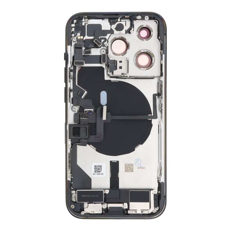 Battery Door Assembly for iPhone 14 Pro A2890/A2889/A2892/A2891 European Version Black OEM