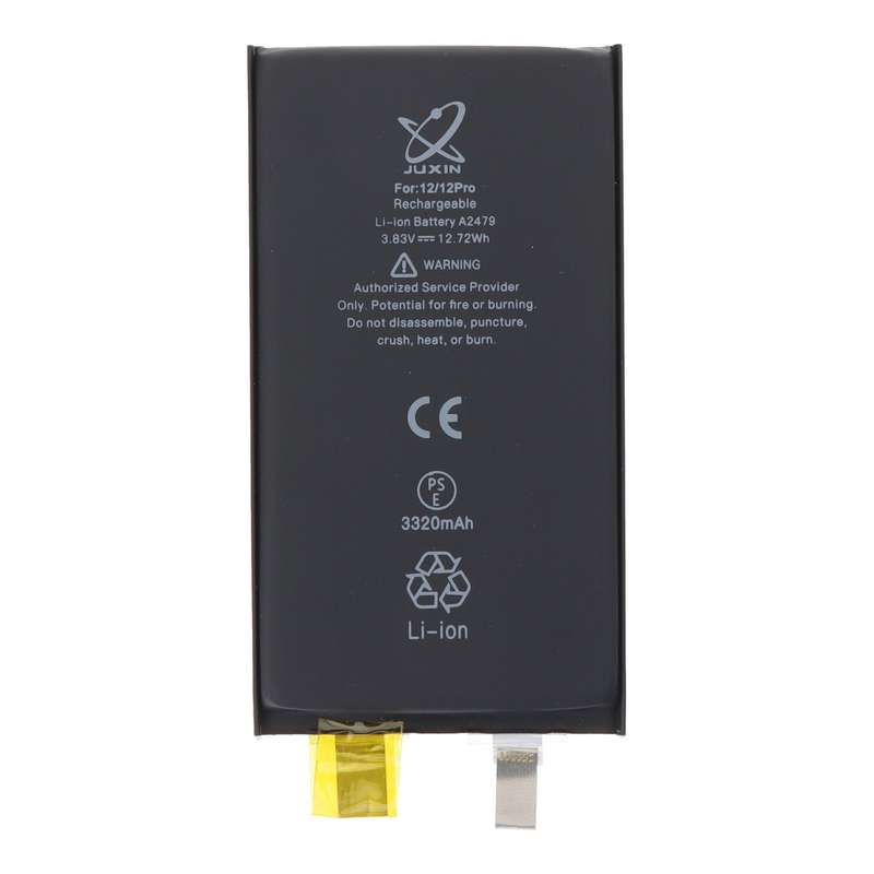 JUXIN 3320mAh Battery Cell + Battery Adhesive for iPhone 12/12 Pro HQ