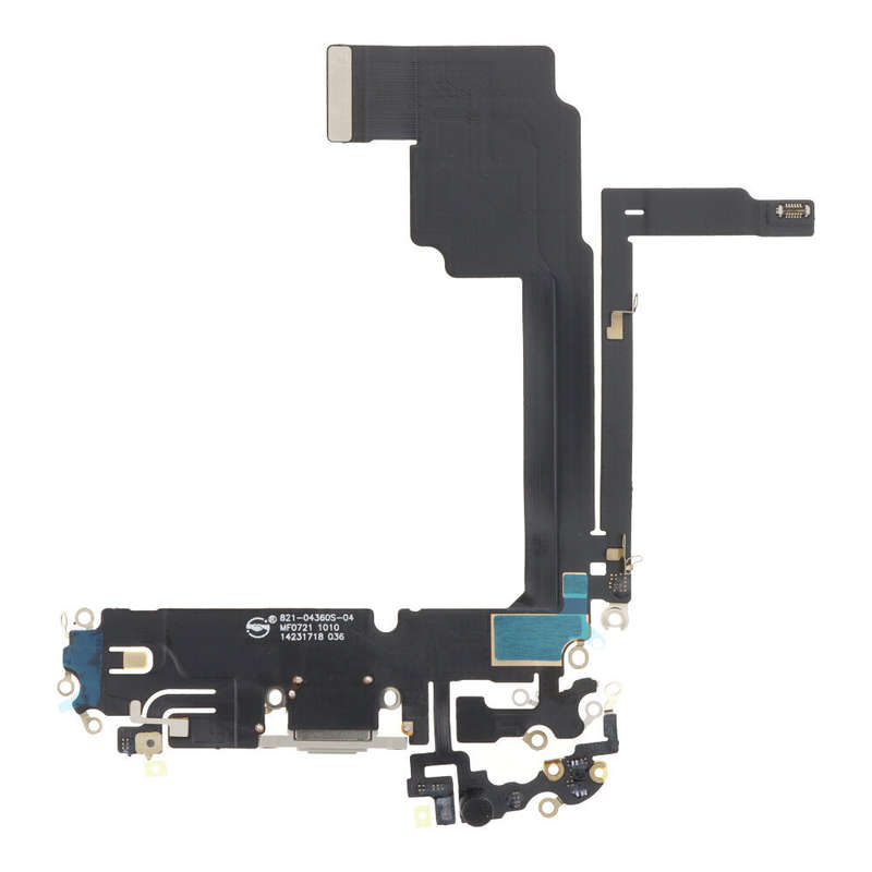 Charging Port Flex Cable for iPhone 15 Pro Max White Titanium OEM