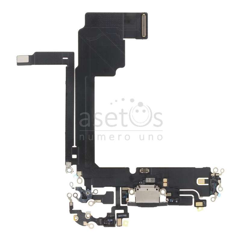 Charging Port Flex Cable for iPhone 15 Pro Max Black Titanium OEM
