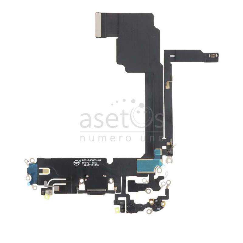 Charging Port Flex Cable for iPhone 15 Pro Max Black Titanium OEM