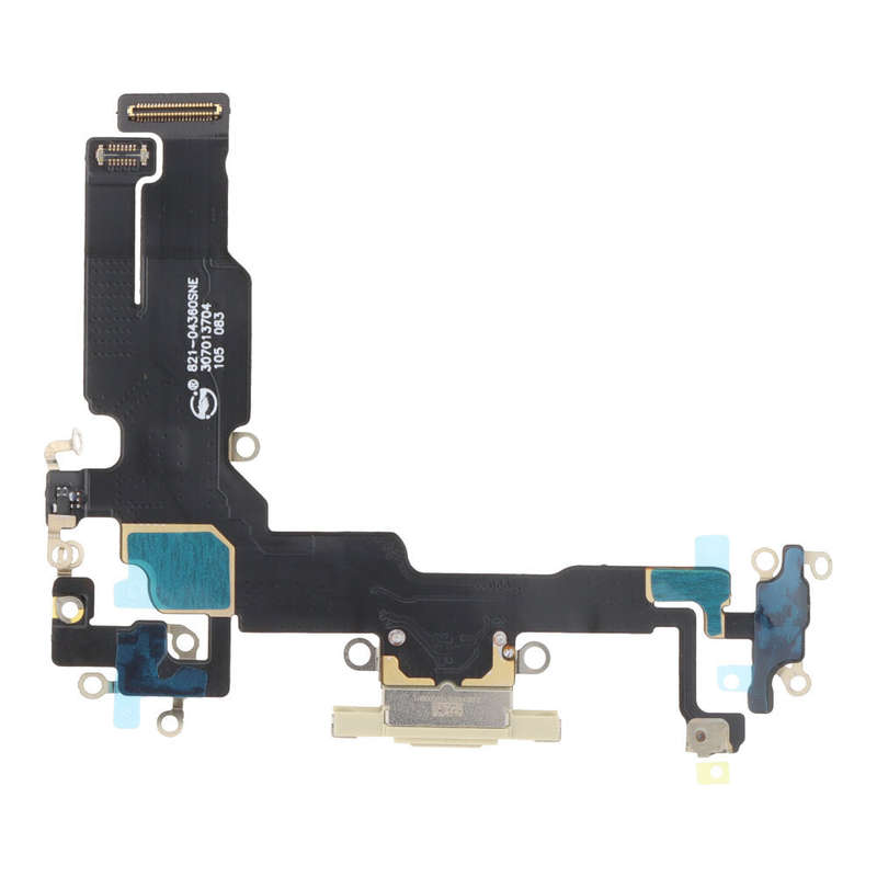 Charging Port Flex Cable for iPhone 15 Yellow OEM